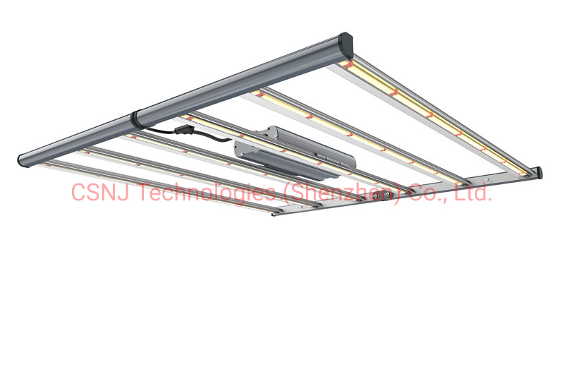 High Efficacy Foldable 630W LED Grow Light Used on Planting