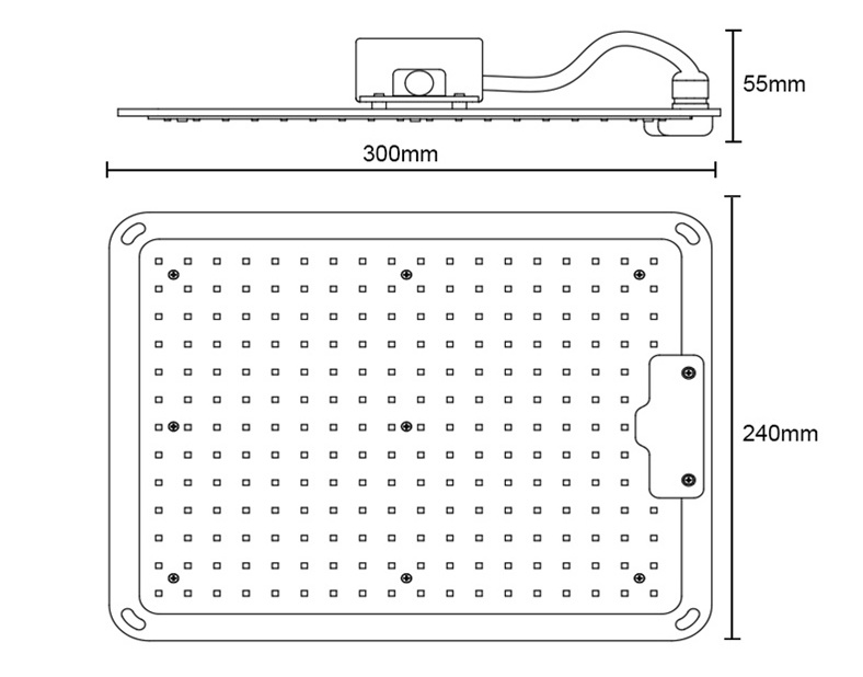 100W Qb Board Growlight Licht SMD Far Red UV IR King Bright Fluence Horticole 100W 110W 120W Full Spectrum Horticulture Plant Growth Quantum Grow Light LED