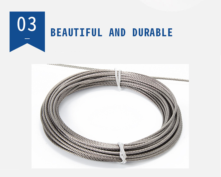 Professional High Standard 7*7 Stainless Steel Wire Rope