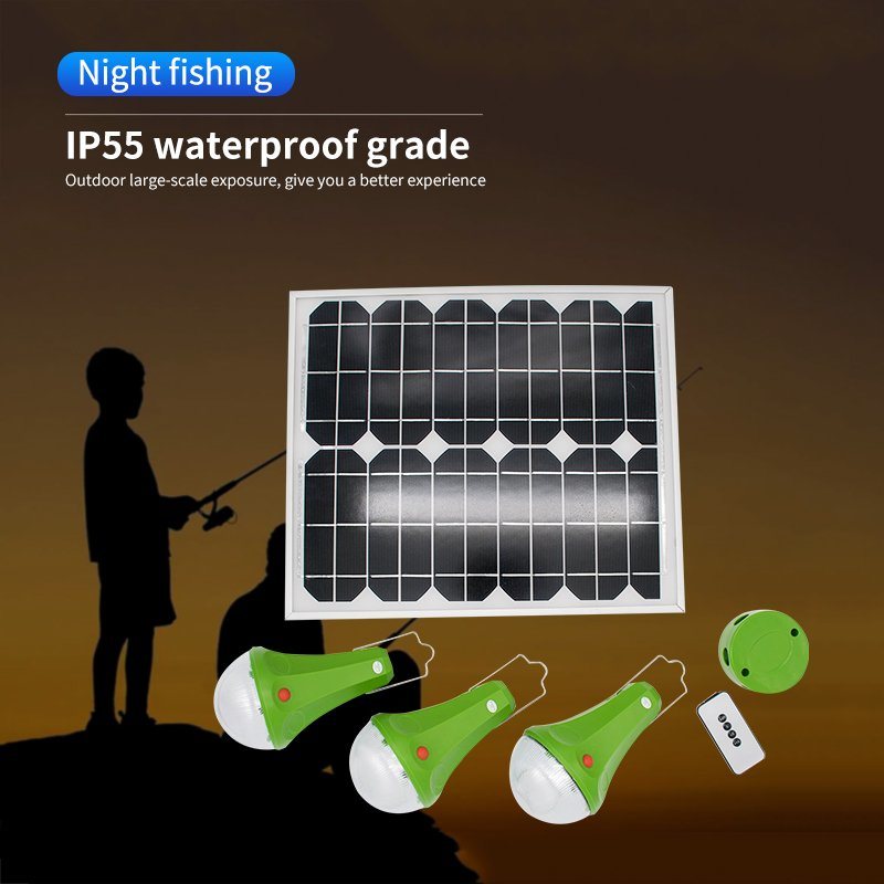 Home Solar Power System for Outside Lightings, Emerency Lighting