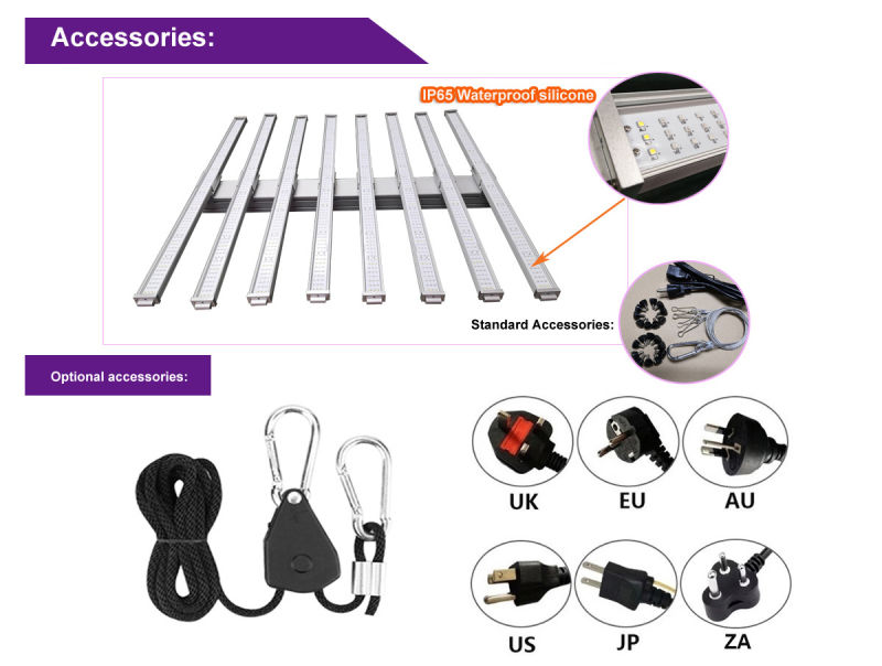 LED Grow Light Bar for Plant Growing/LED Plant Light/Red/Blue/Purple 50W/100W/200W/300W/400W/500W/600W/700W/800W/900W/1000W