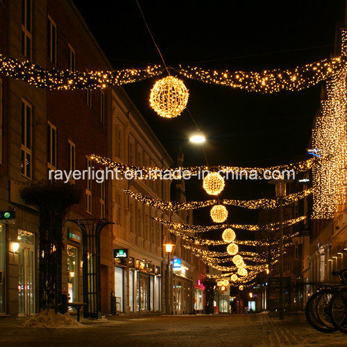 Shopping Mall Center LED Holiday Lights Crystal Ceiling Fairy Lights