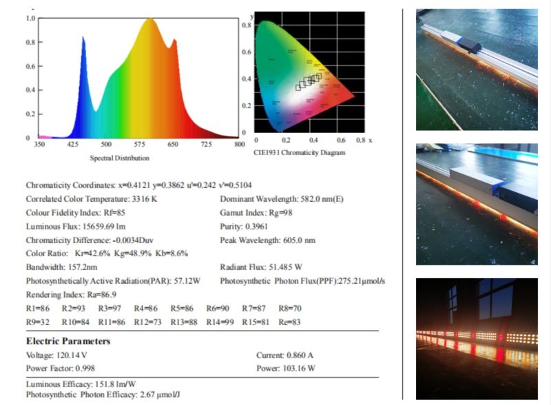 Cheap Price Small Size Full Spectrum Grow Lights 100W LED Grow Light Bar for Personal Growers