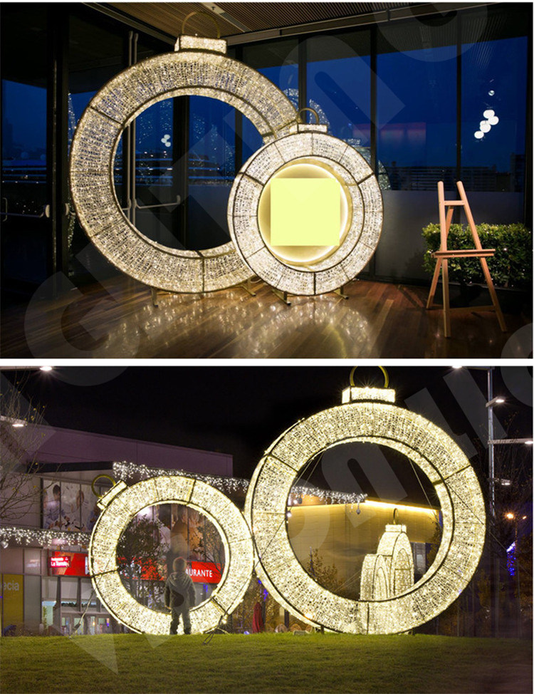 LED 3D Star Motif Ramadan LED Lights Decoration for Mall