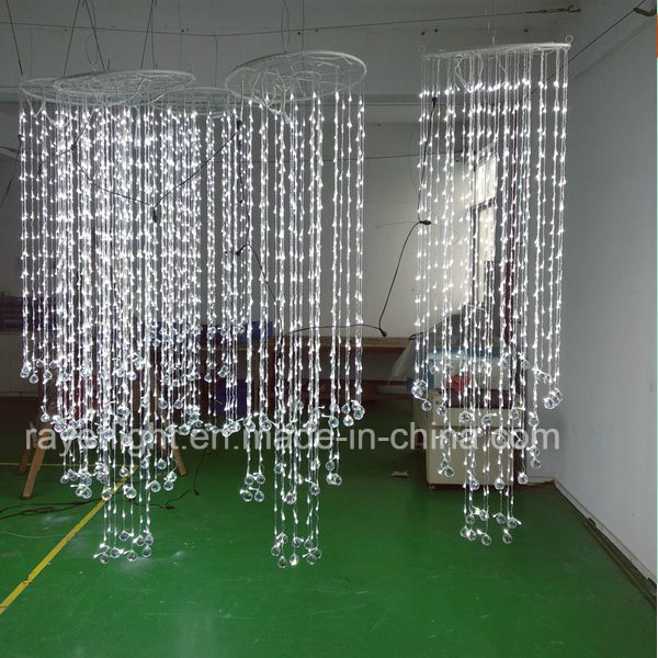 Shopping Mall Center LED Holiday Lights Crystal Ceiling Fairy Lights