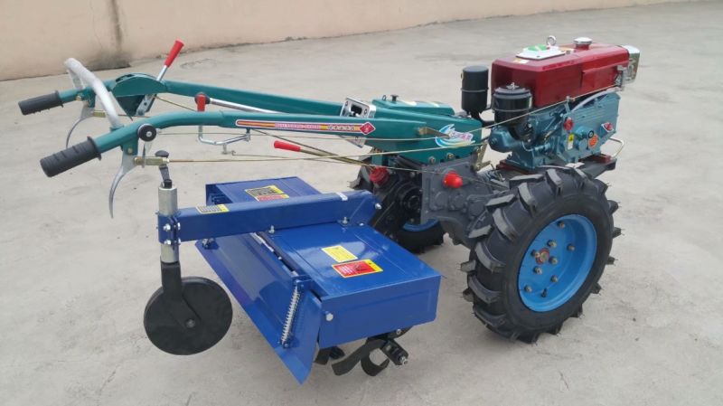 Zs1100 Walking Tractor Rotary Mower 15HP Hand Walking Tractor Plough Sweet Potato Harvester