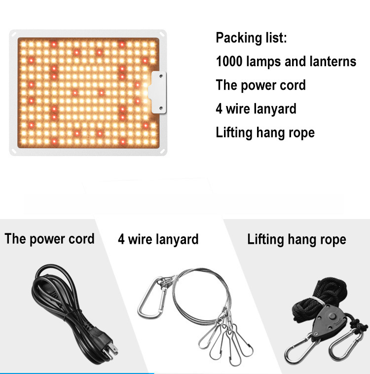 LED Growlight Full Spectrum LED Growing Lights for Indoor Plants Greenhouse Veg Bloom