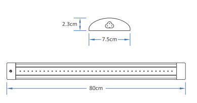 Aeroponics Systems Vertical Farming LED Grow Light 110W for Indoor