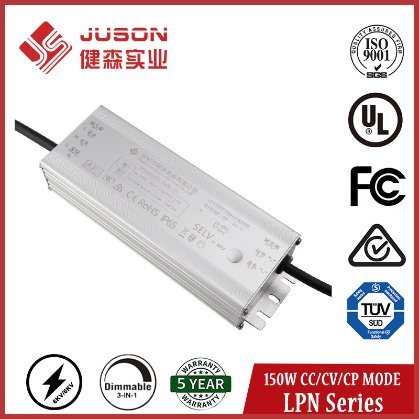 Juson Waterproof LED Driver Lpn-150n-54e 150W IP67 LED Power Supply for Greenhouse Lighting