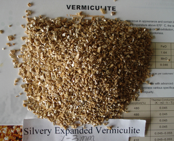 Professional Factory Manufacturing Expanded Golden and Silvery Vermiculite for Horticultural Fertilizer Soil Improvement