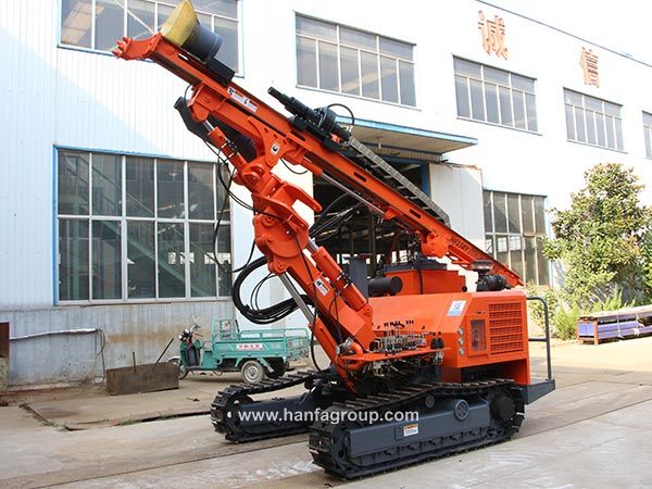 High Pressure Surface Mining Used DTH Mobile Drilling Rig for Sale