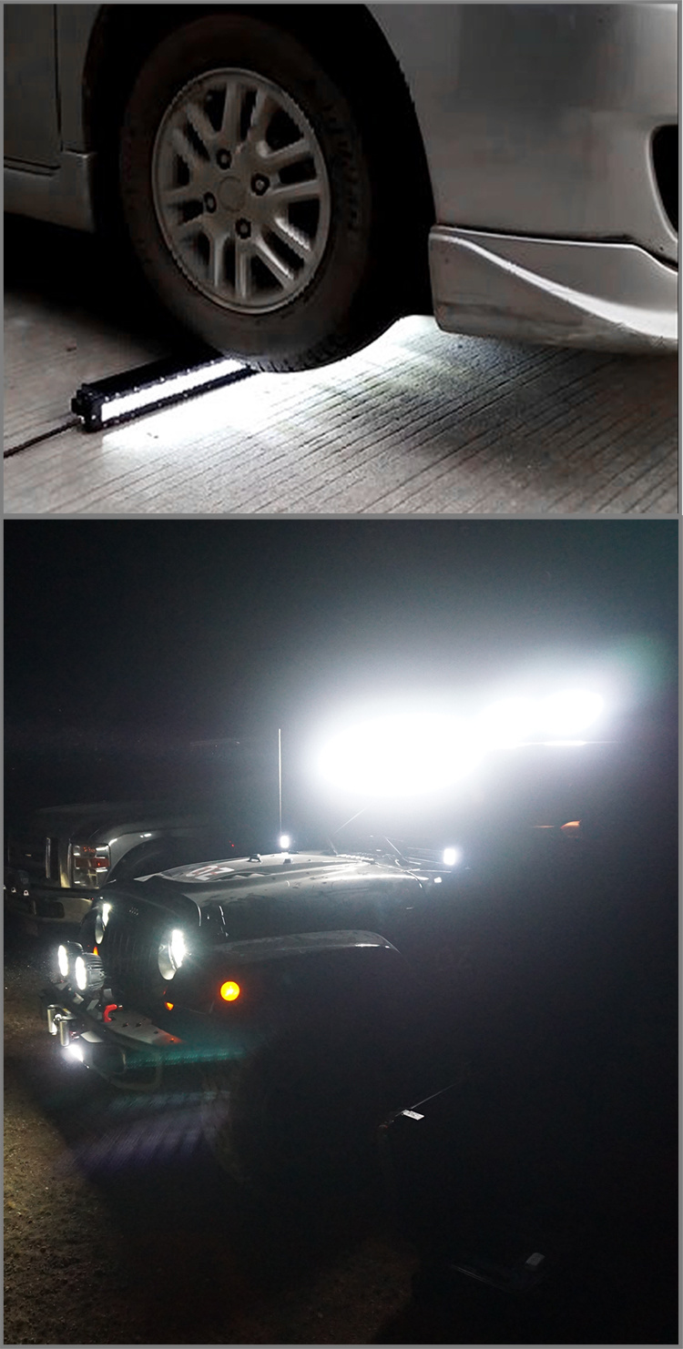 High Power DOT Triple Rows Combo Beam 22" 32" 42" 52" Inch 24volt LED Bar Offroad 4X4 Truck Car LED Light Bar