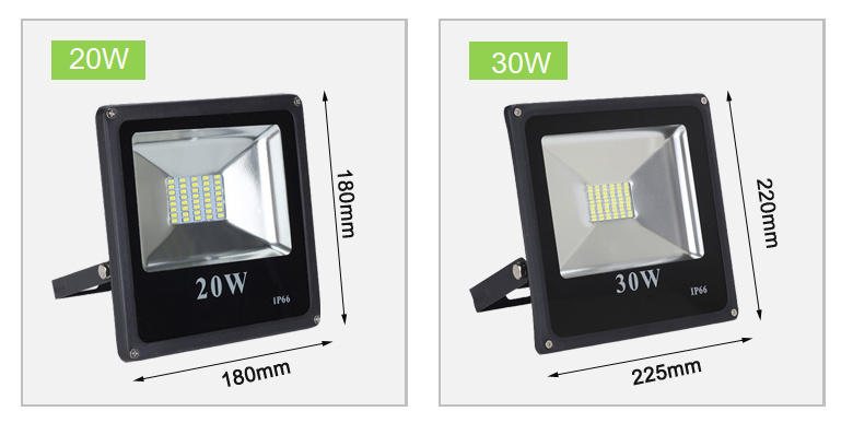 30W IP65 LED Floodlight Warm White Park Lighting