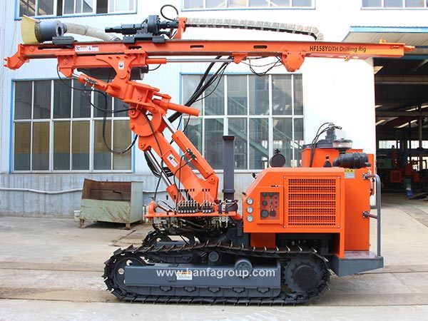 High Pressure Surface Mining Used DTH Mobile Drilling Rig for Sale