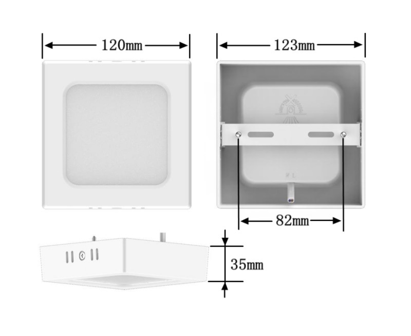 Professional Manufacture of Durable Square Bright LED Downlight