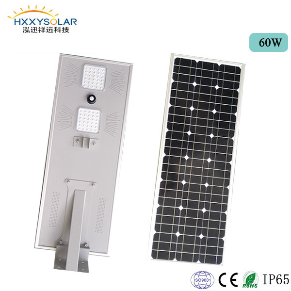 High Brightness All in One Motion Sensor Solar LED Street Lights