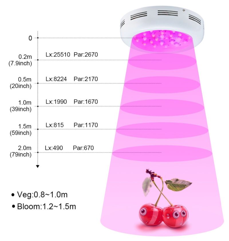 UFO 135W 300W Double Chips LED Grow Light