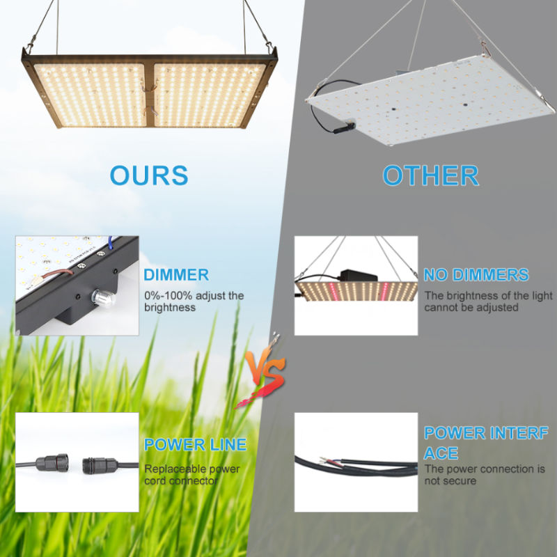 Samsung Lm301b Quantum Board Full Spectrum LED Grow Lights Dimmable LED Grow Light Hydroponic for Plants