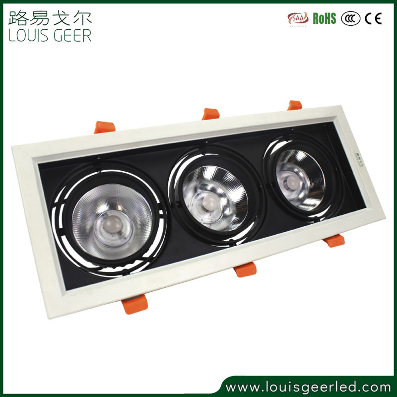 Anti-Glare Ugr7-15 Flicker Free Sdcm<4 COB 36W LED Downlight for Living Room