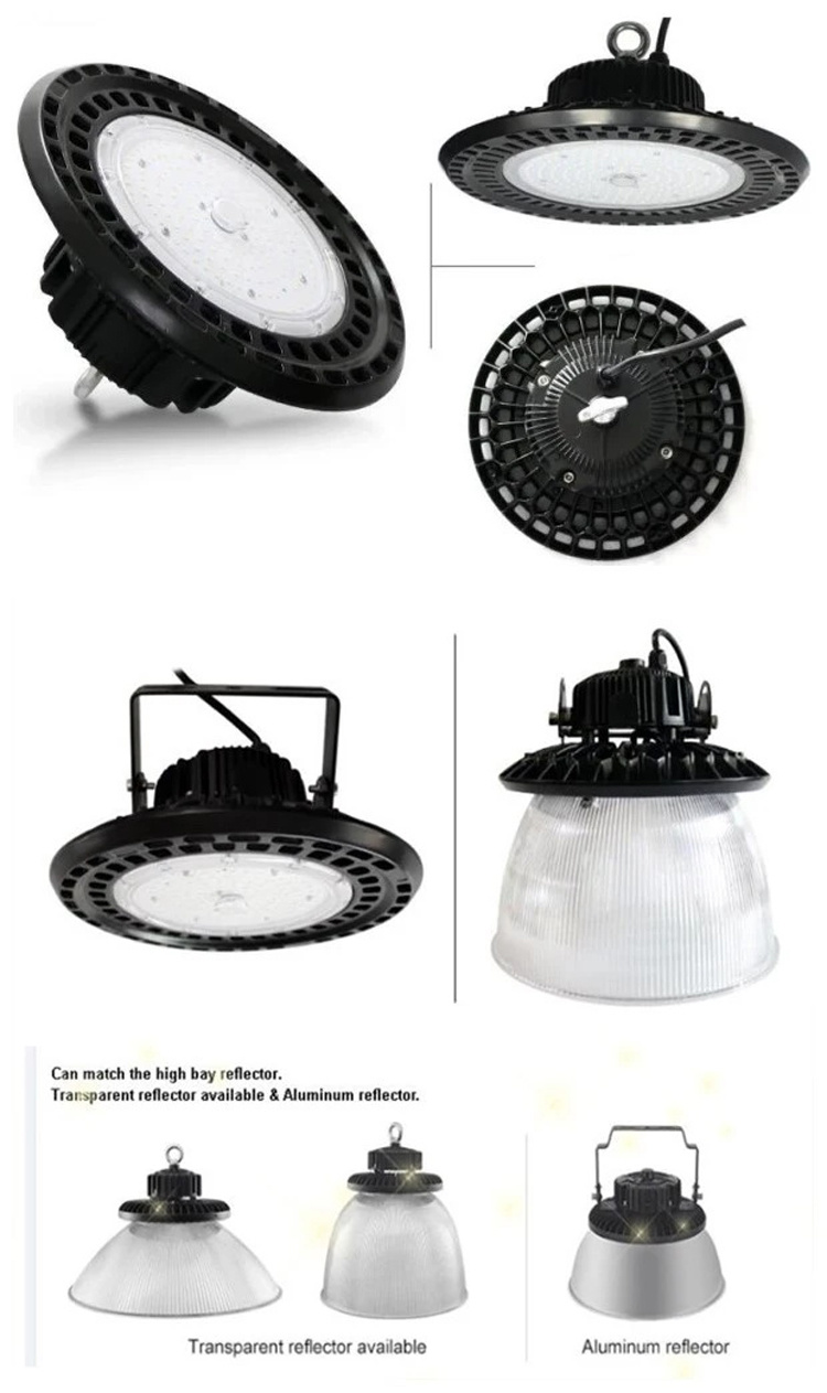 Custom IP65 Industrial UFO Highbay Light 200W UFO LED High Bay Light