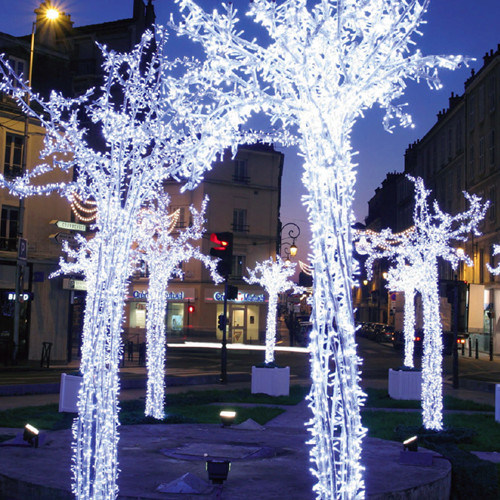 Shopping Mall Center LED Holiday Lights Crystal Ceiling Fairy Lights