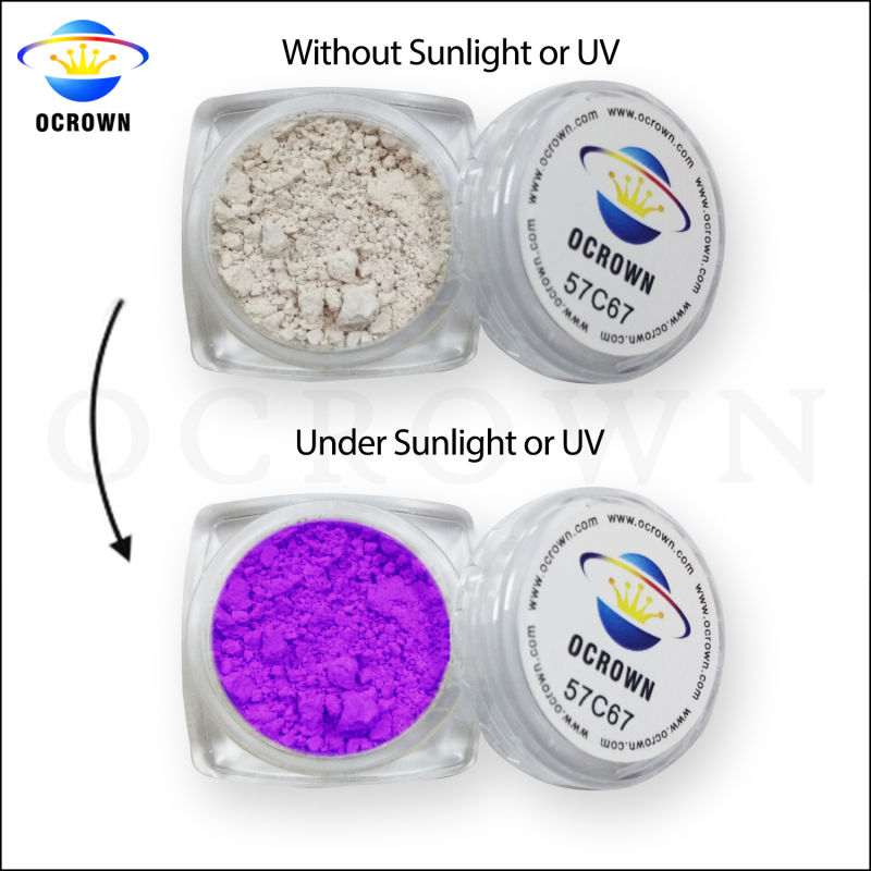 Photochromic Pigment UV Light Color Changing Powder for Fabrics