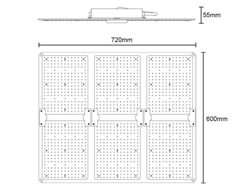 600W Qb Board Commercial Full Spectrum Quantum Growing Used Indoor Plant 600W 650W 720W LED Grow Light Hydroponic Horticultural LED Horticulture Grow Lighting