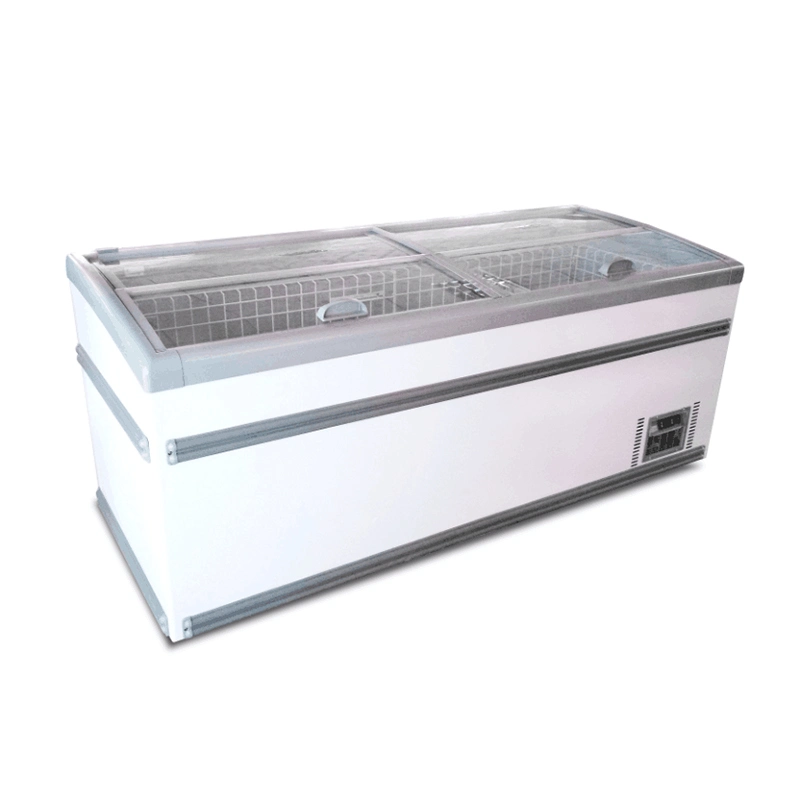 Chest Island Freezer Ce Approved Island Fridge Auto Defrost Island Refrigerator