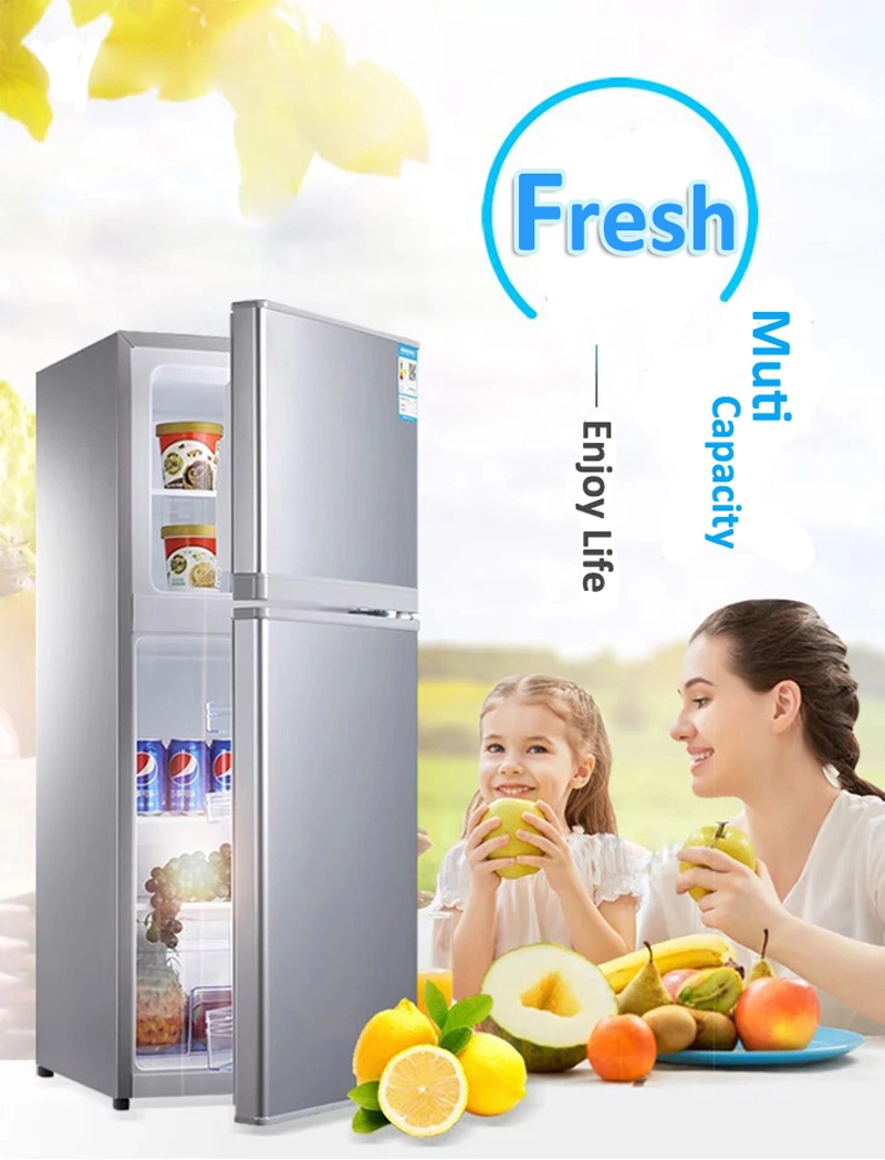 Bcd-295 Double Doors Top Freezer Solar Refrigerator Big Home Application