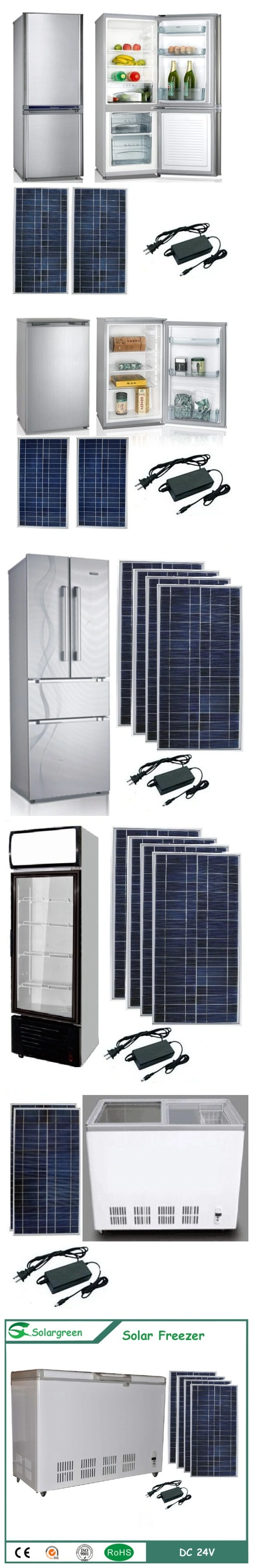 5L Freezer Room Single Door up-Freezer Solar Powered Upright Refrigerator