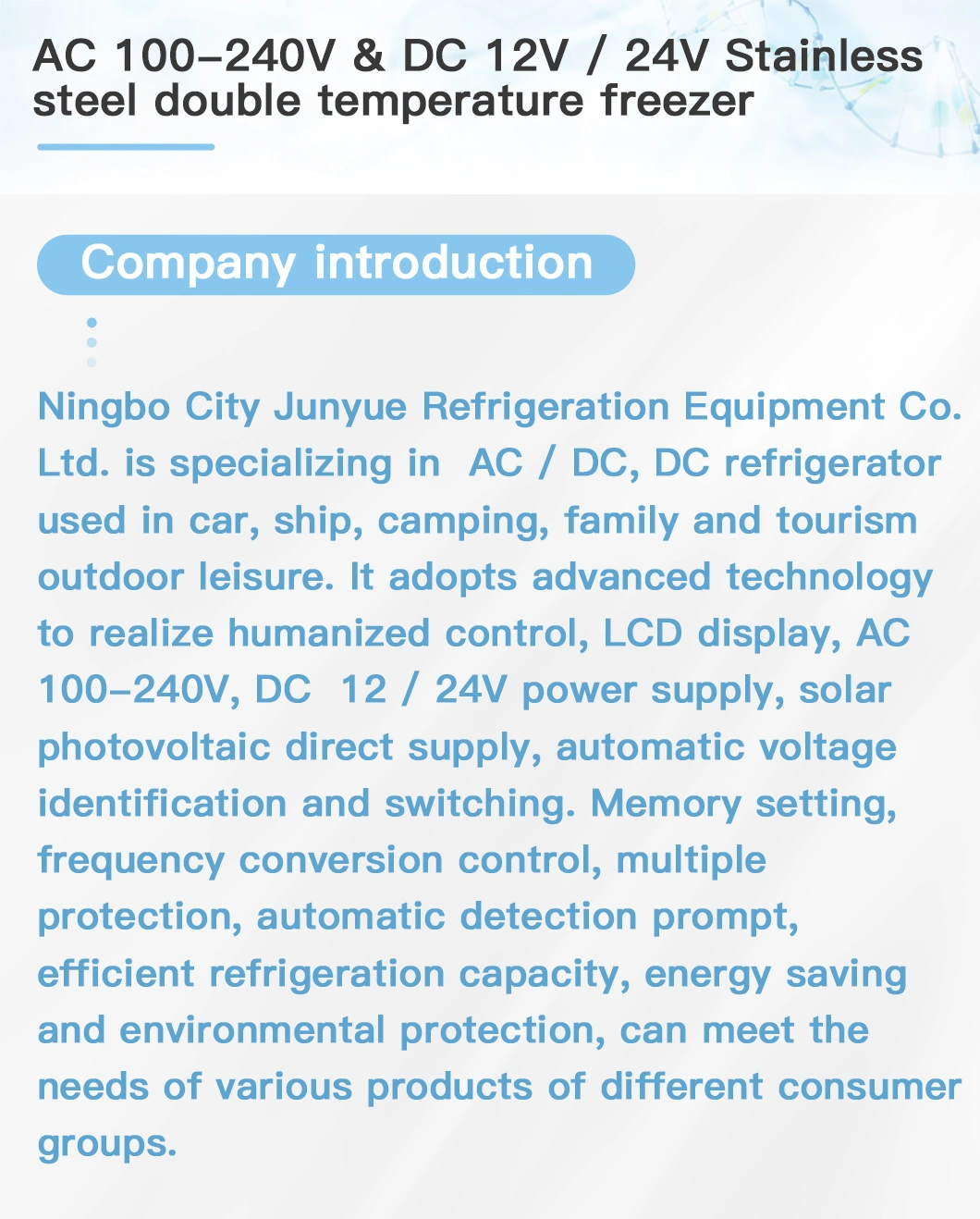 112 Liter 12/24 Volt Solar Deep Chest Refrigerator Fridge Freezer