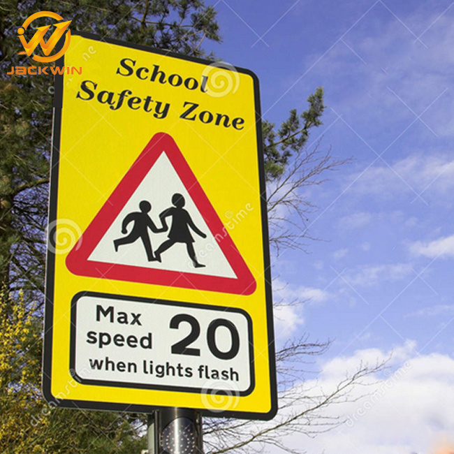Reflective Warning Plate Custom Aluminum Street Signs