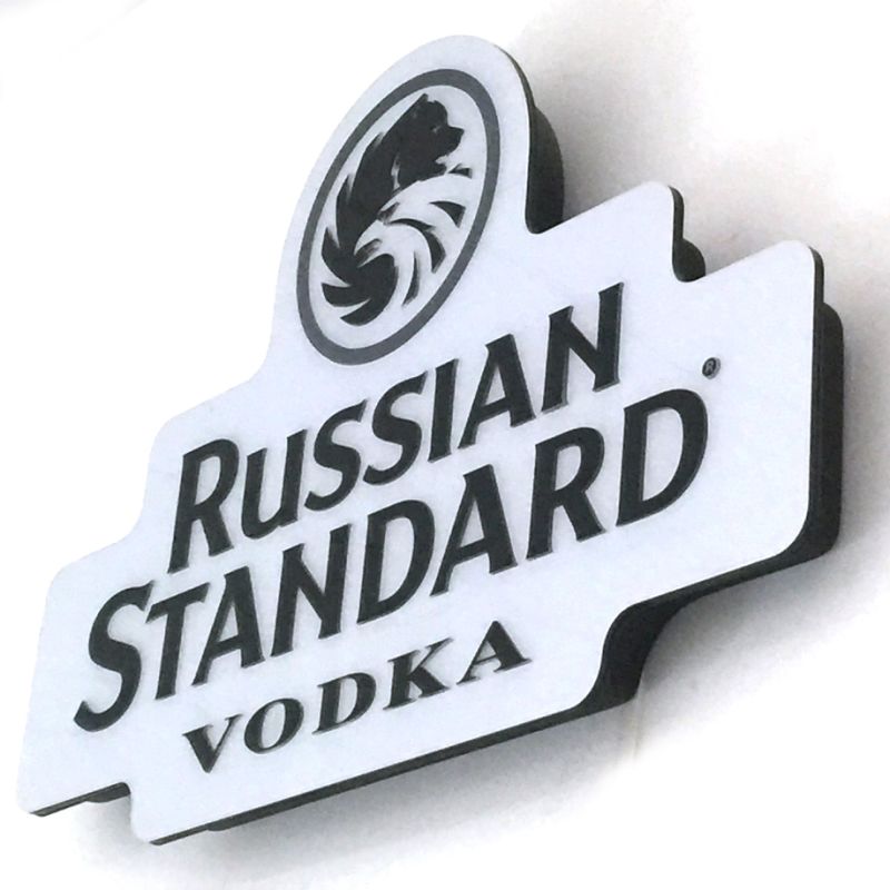 LED Vacuum Formed 3D Shaped Illuminated Backlit Lightbox Logo Sign