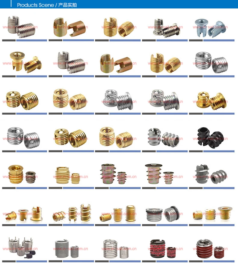 Steel Zinc Plated Threaded Insert Nuts for Furniture