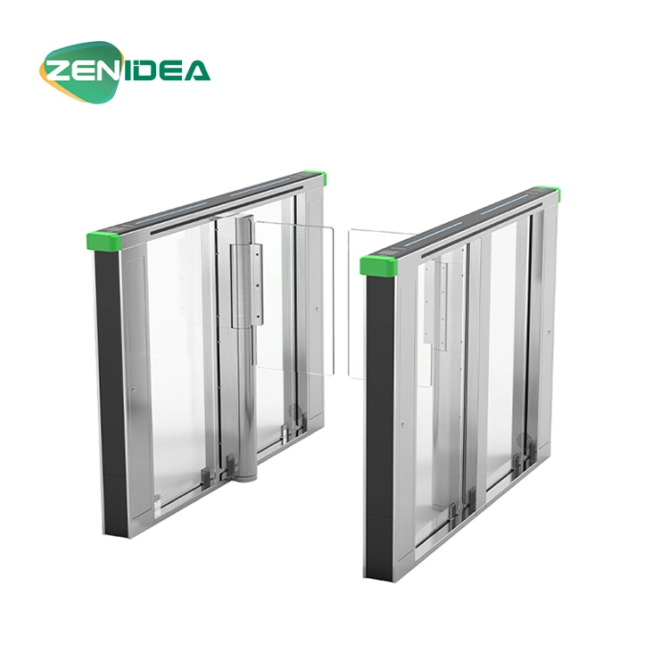 LED Indicator Card Reader Speed Gate Entrance System Swing Speed Gate