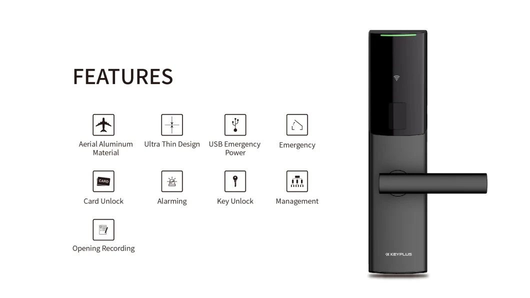 Free Software RFID Card Office Hotel Card Reader Door Lock