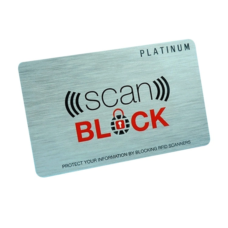 Free Design RFID Security Card Chip Blocking Business Card