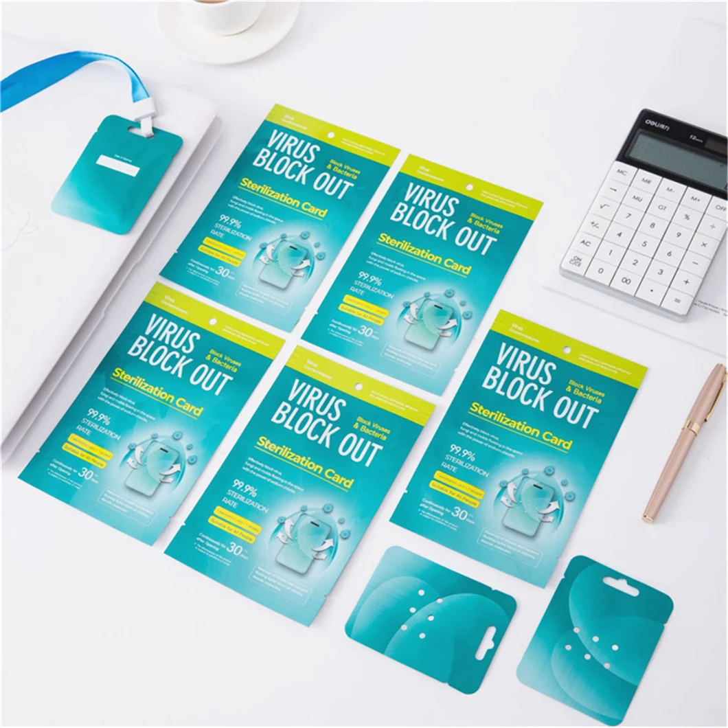 2020 China Factory Supply Disinfection Card Low Price