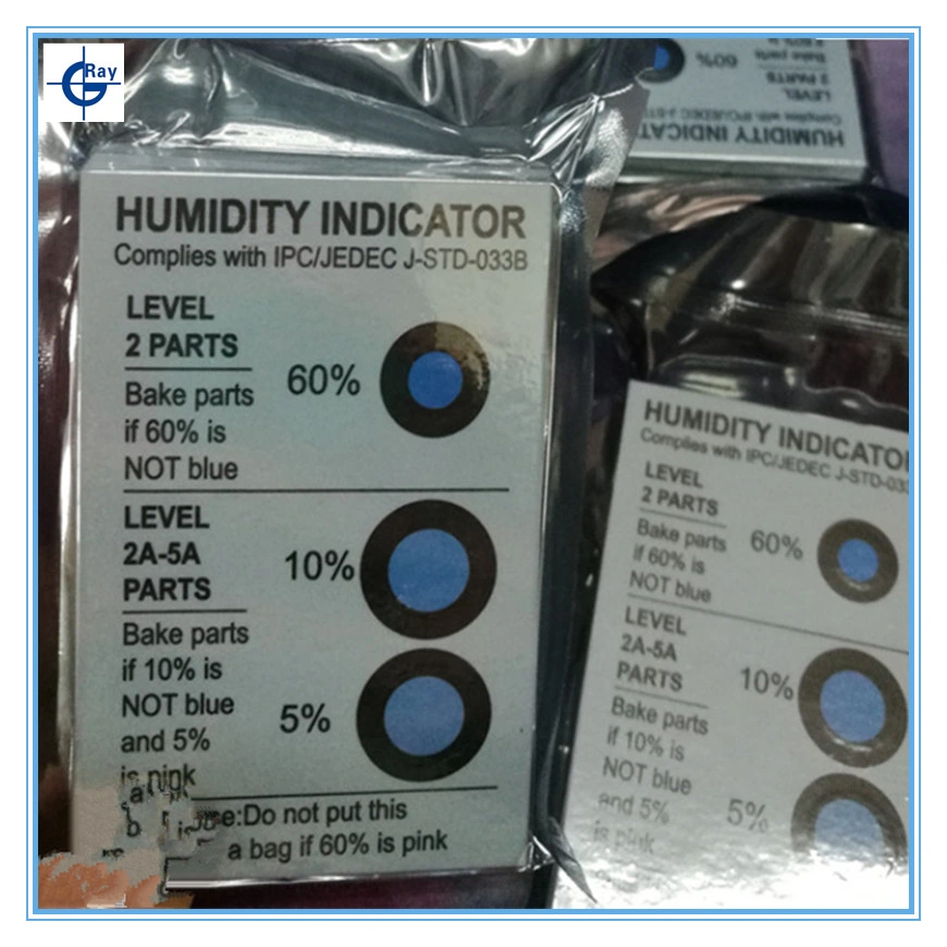 3 DOT Blue Humidity Indicator Card (5-10-60%)