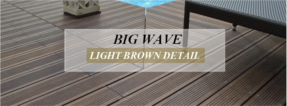 Fire Resistant Waterproof Beautiful Texture Outdoor Strand Woven Bamboo Decking