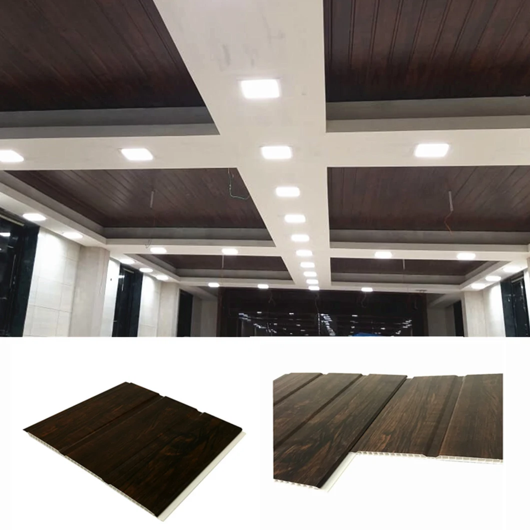 9X300mm PVC False Ceiling Panel Waterproof Fireproof Laminated PVC Panel Wall Decorative Panel Ceilings