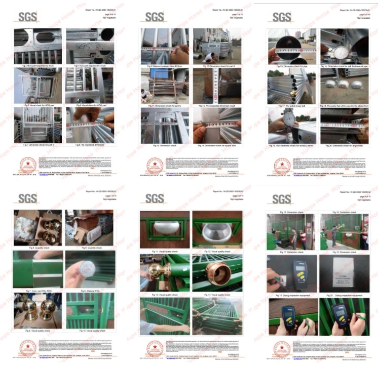 China Permanent Hot Dipped Galvanized Horse Stable Panels