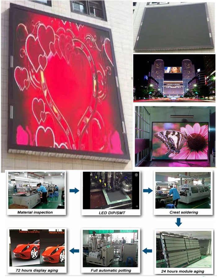 P6 Outdoor LED Display Rental Full Color Advertising Video Wall Waterproof Digital Panel