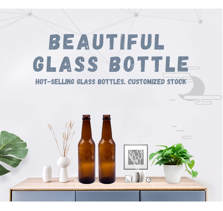 Beer Using 750 Ml Brown Empty Glass Bottle Glass Bottles Water