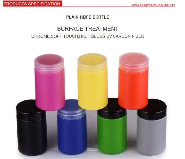 60ml HDPE Squeeze Bottle Flat Clear Squeeze Bottle