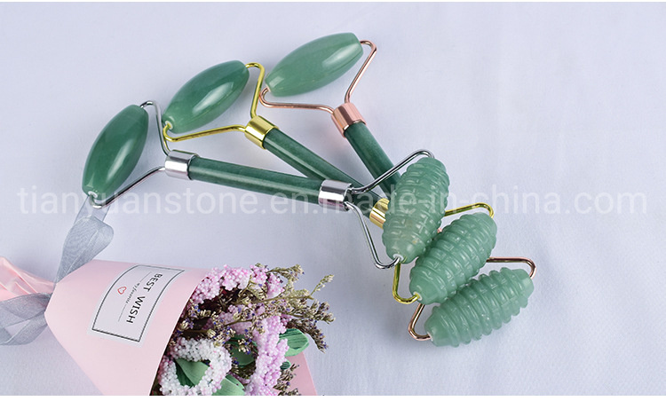 Clear Nature Quartz Crystal Face Massage Roller Stone Jade Face Roller