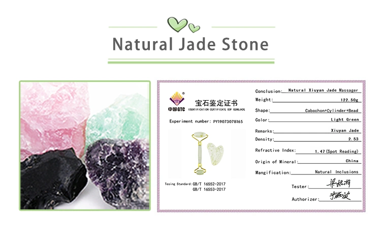 Skin Care Atural Crystal Stone Beauty Massage Gemstone Jade