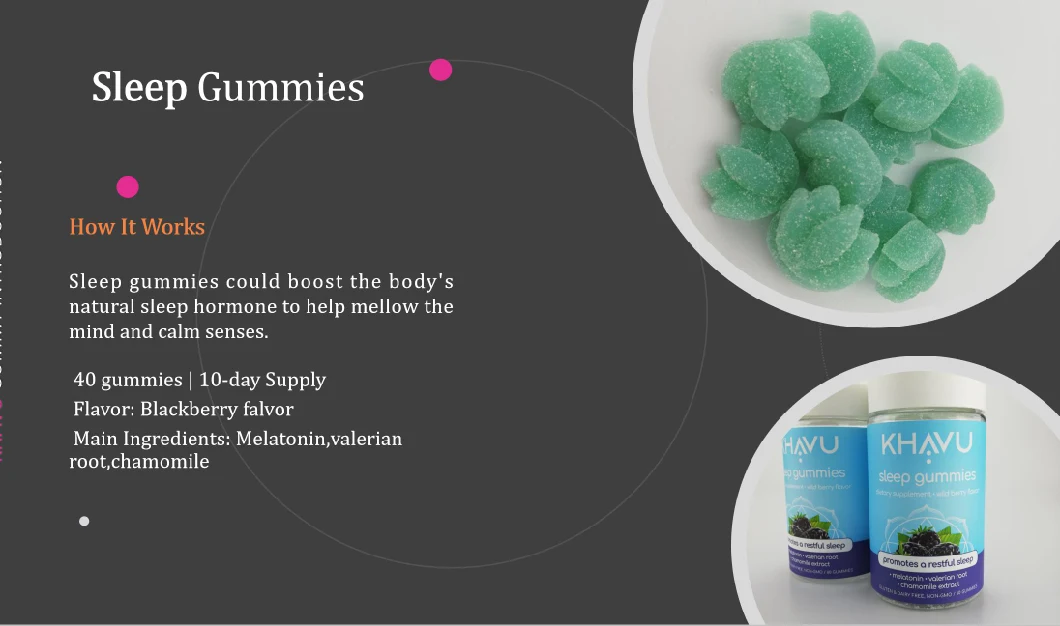 Hot Seeling Furit Taste Sour Candy OEM Cbd Sugar Free Gummy