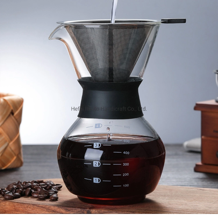 Hot Selling Custom Design Coffee Pot High Borosilicate Glass Coffee Pot for Sale