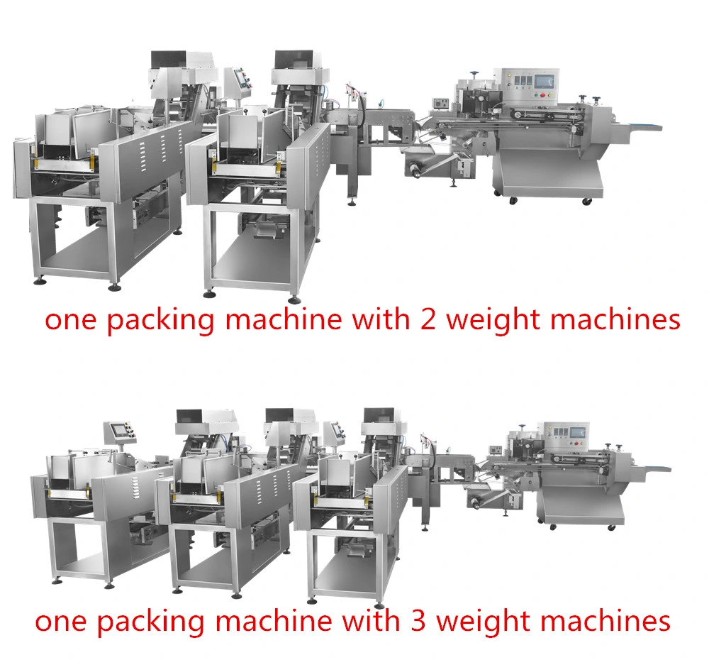 Automatic Multi-Function Pasta Spaghetti/Dry Noodles Stick Flow Plastic Bag Wrapping Packing Machine